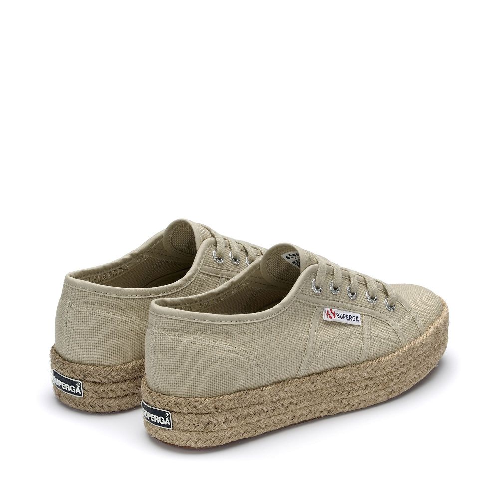 Superga 2730 Rope Yellow Platform Sneakers - Women's Sneakers USA | US8306390